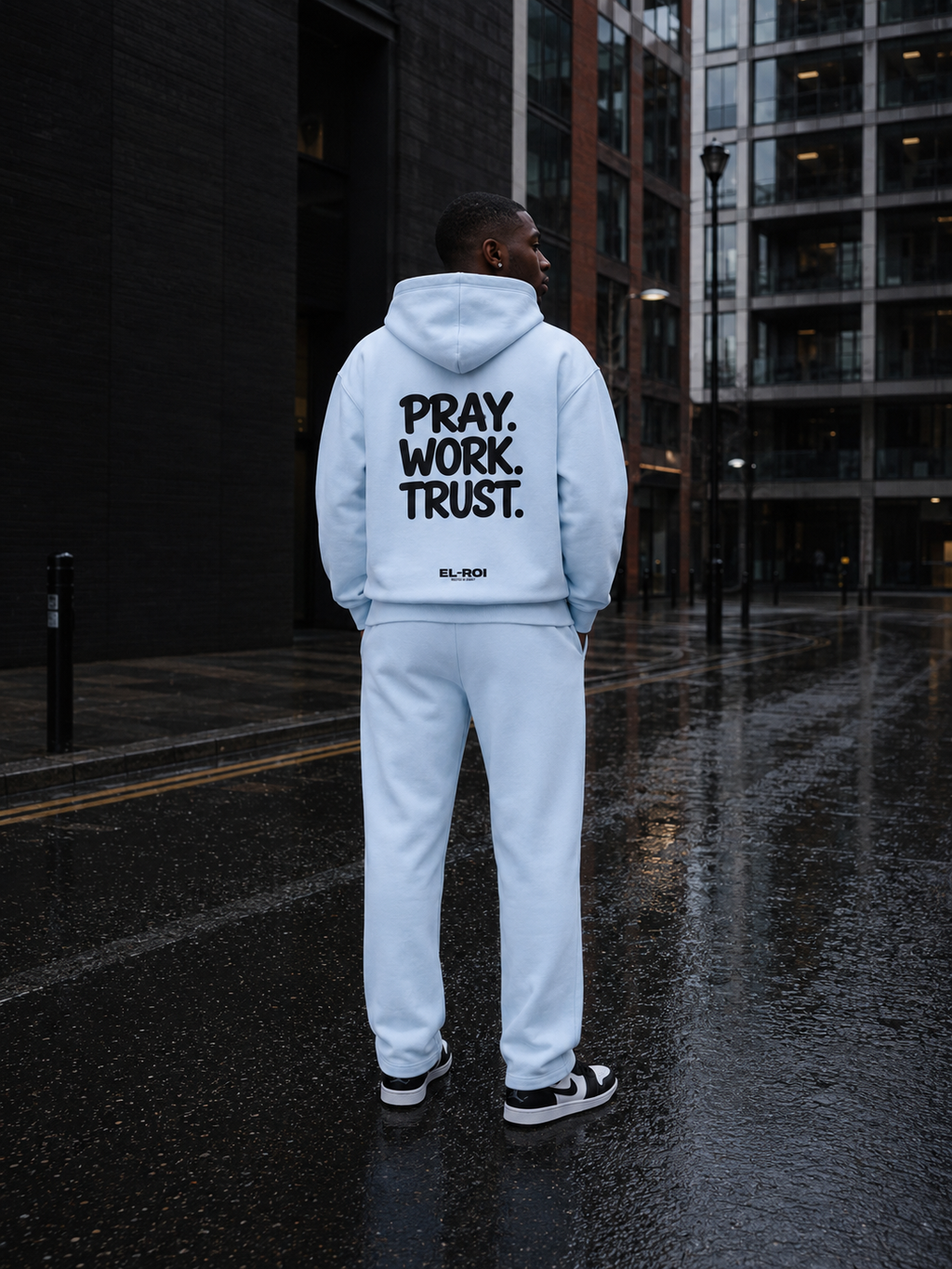 PRAY. WORK. TRUST. Essential Hoodie