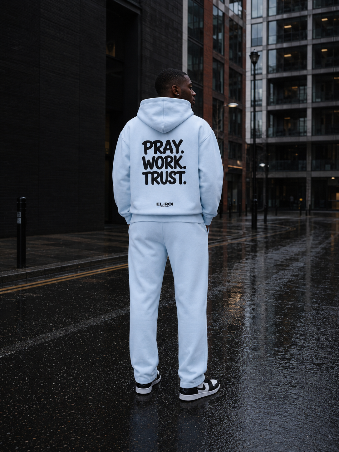 PRAY. WORK. TRUST. Essential Hoodie