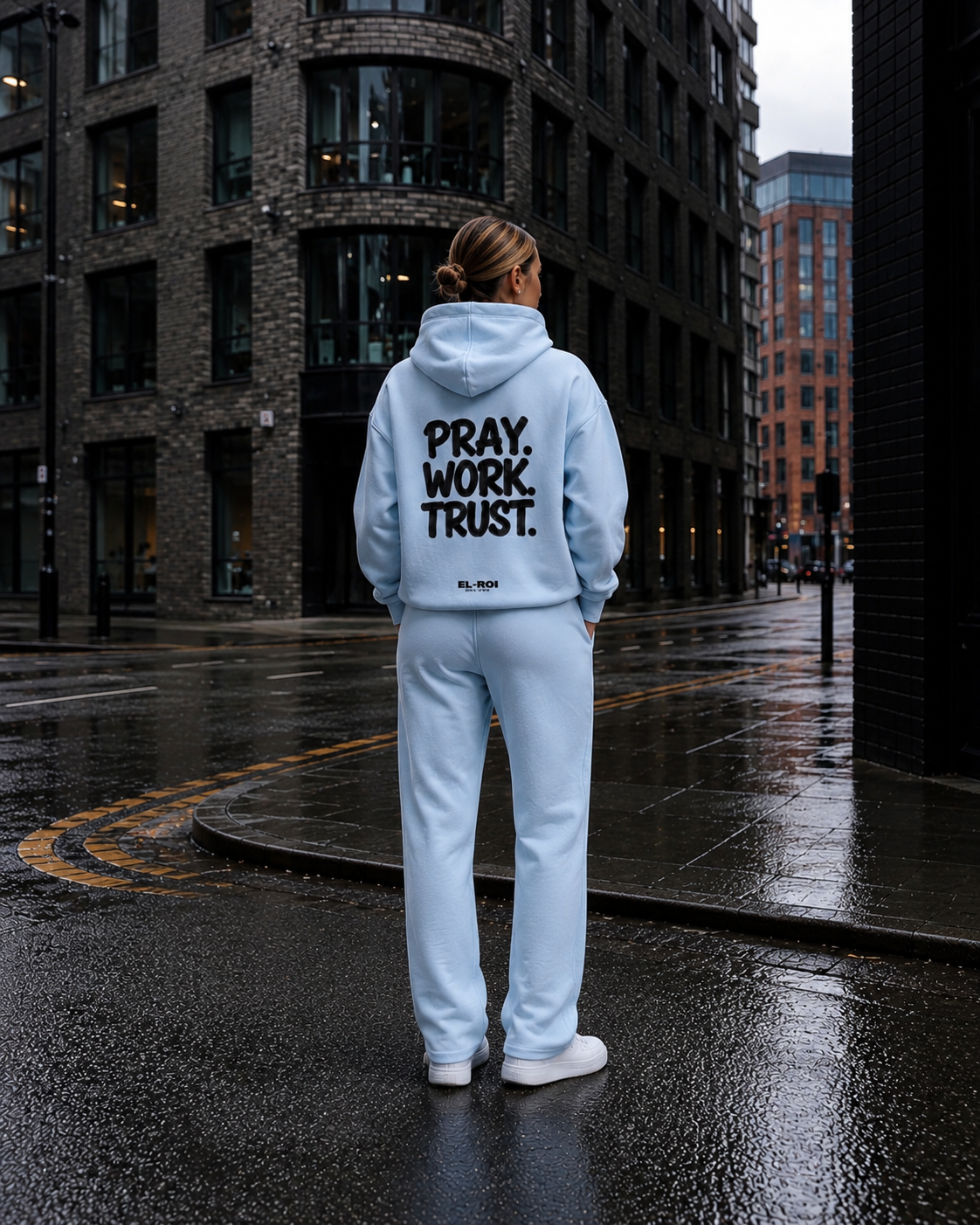 PRAY. WORK. TRUST. Essential Hoodie