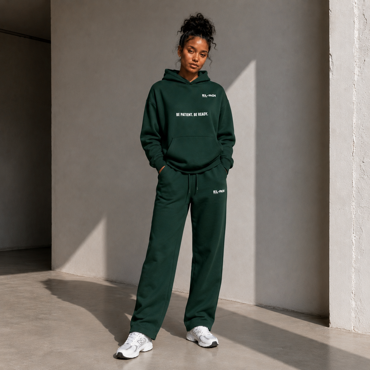 Be patient. Be ready. Trust His plan Essential Hoodie