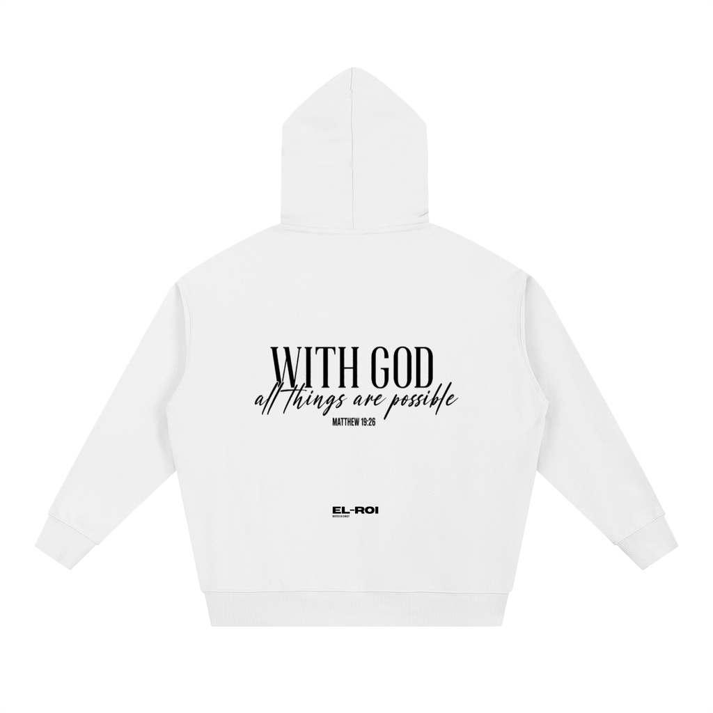 WITH GOD Essential Hoodie