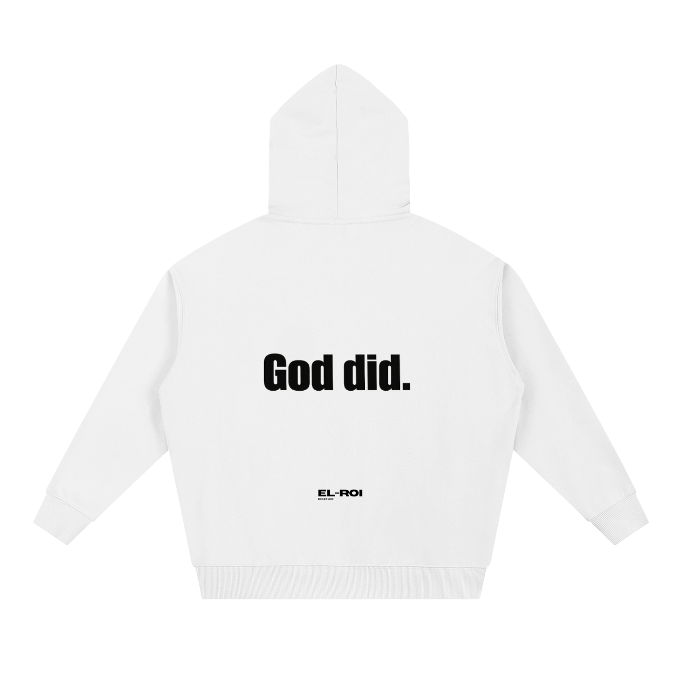 Who did? God did. Essential Hoodie