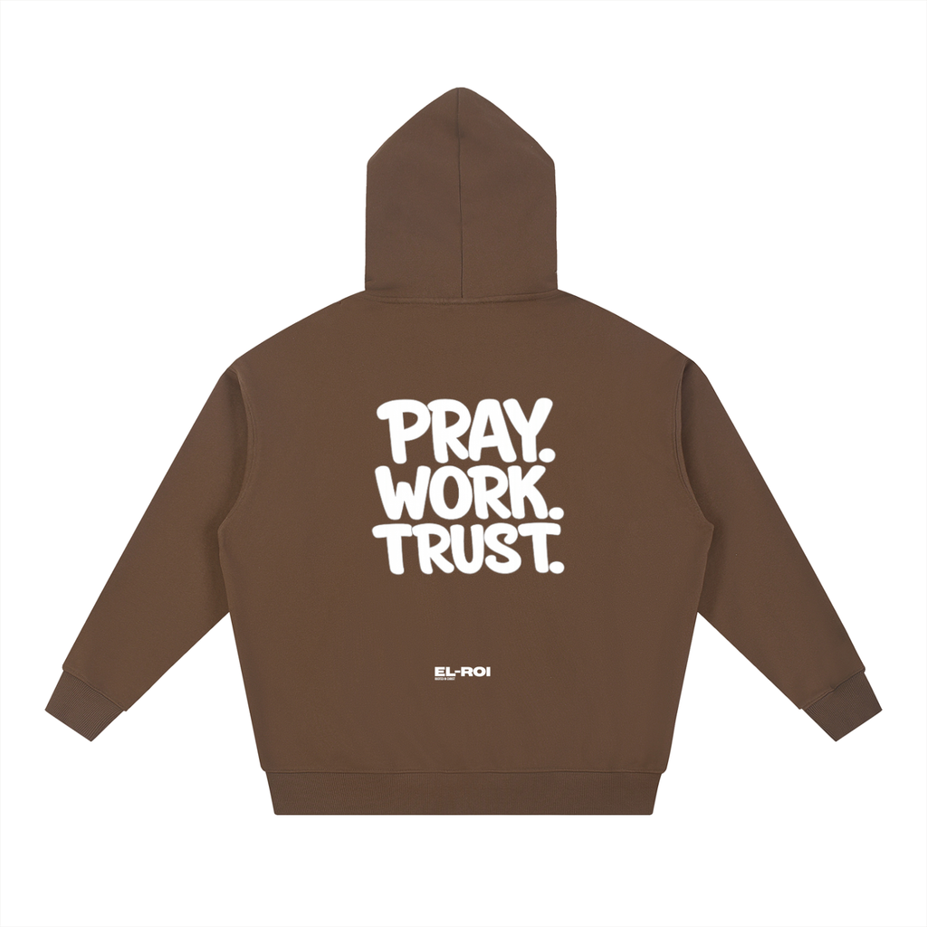PRAY. WORK. TRUST. Essential Hoodie