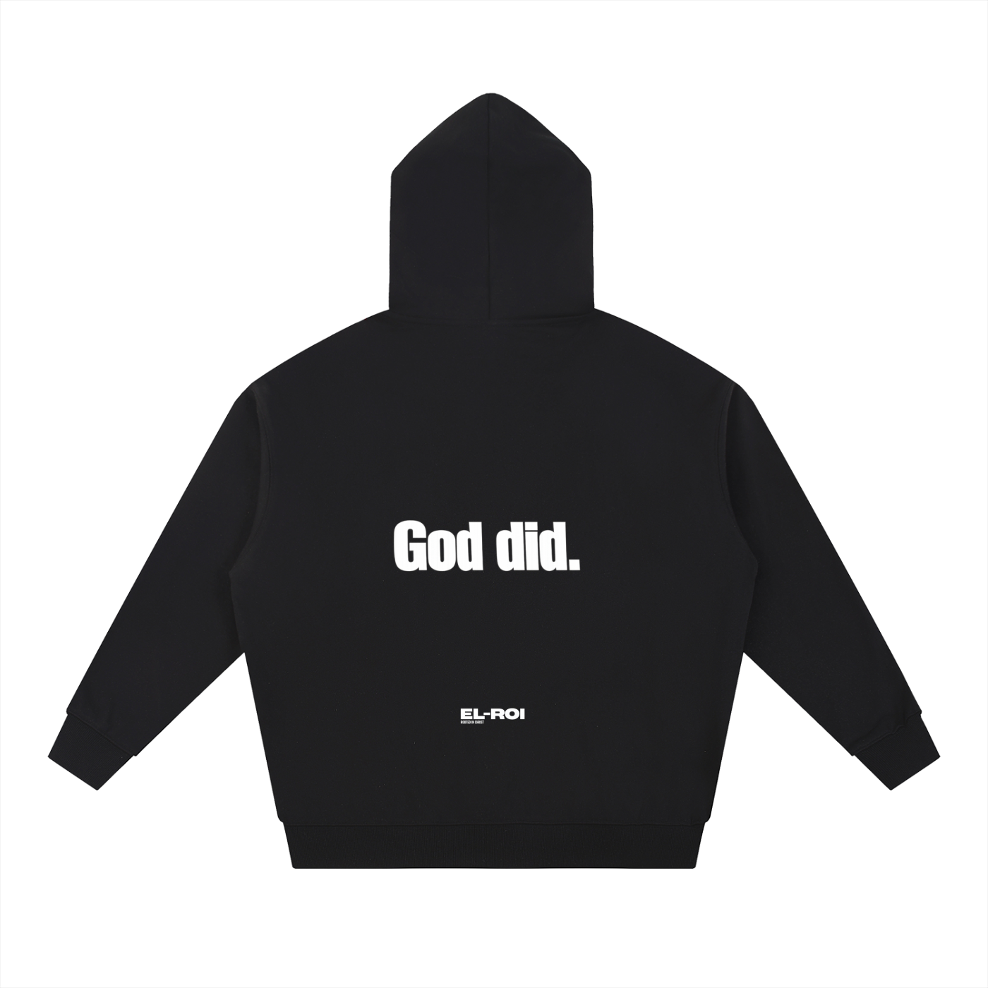 Who did? God did. Essential Hoodie