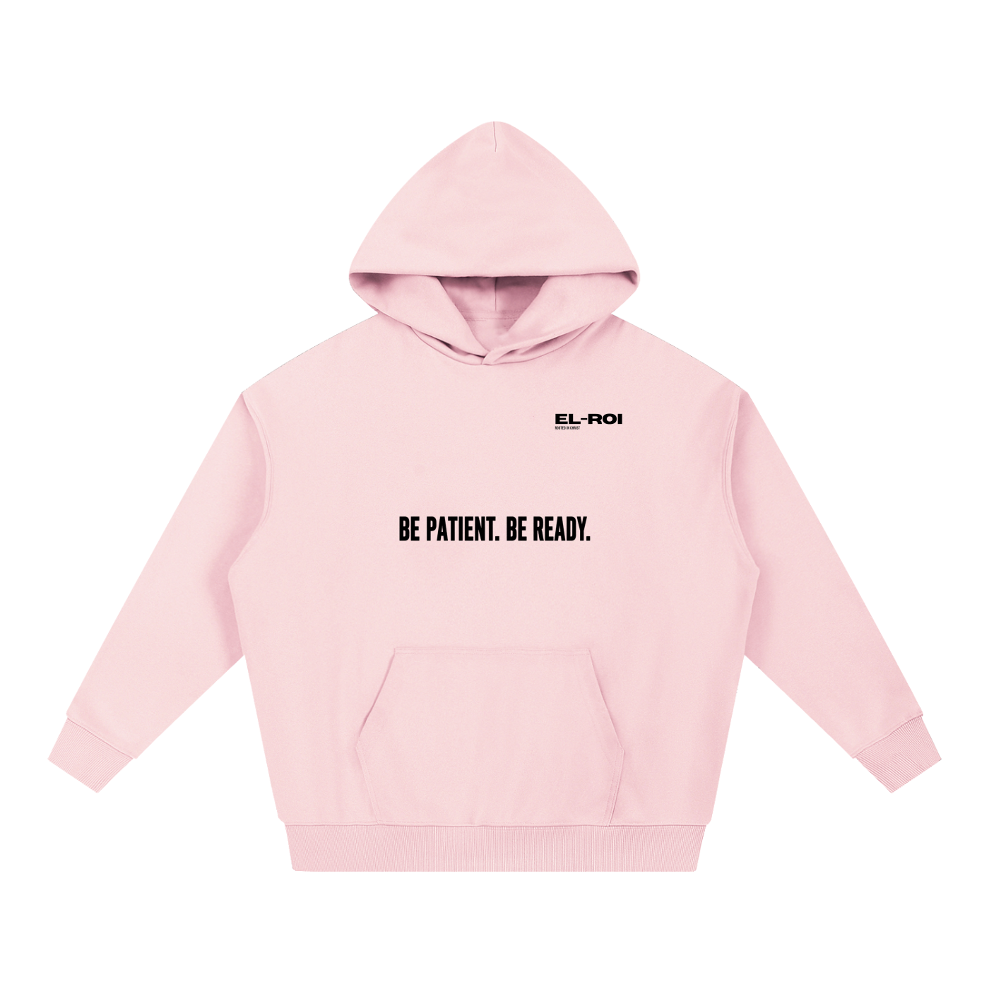 Be patient. Be ready. Trust His plan Essential Hoodie