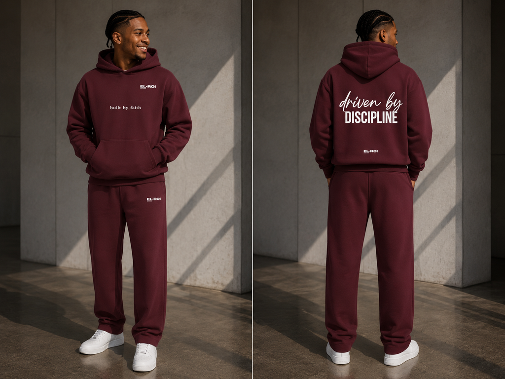 Built by faith, driven by discipline Essential Hoodie
