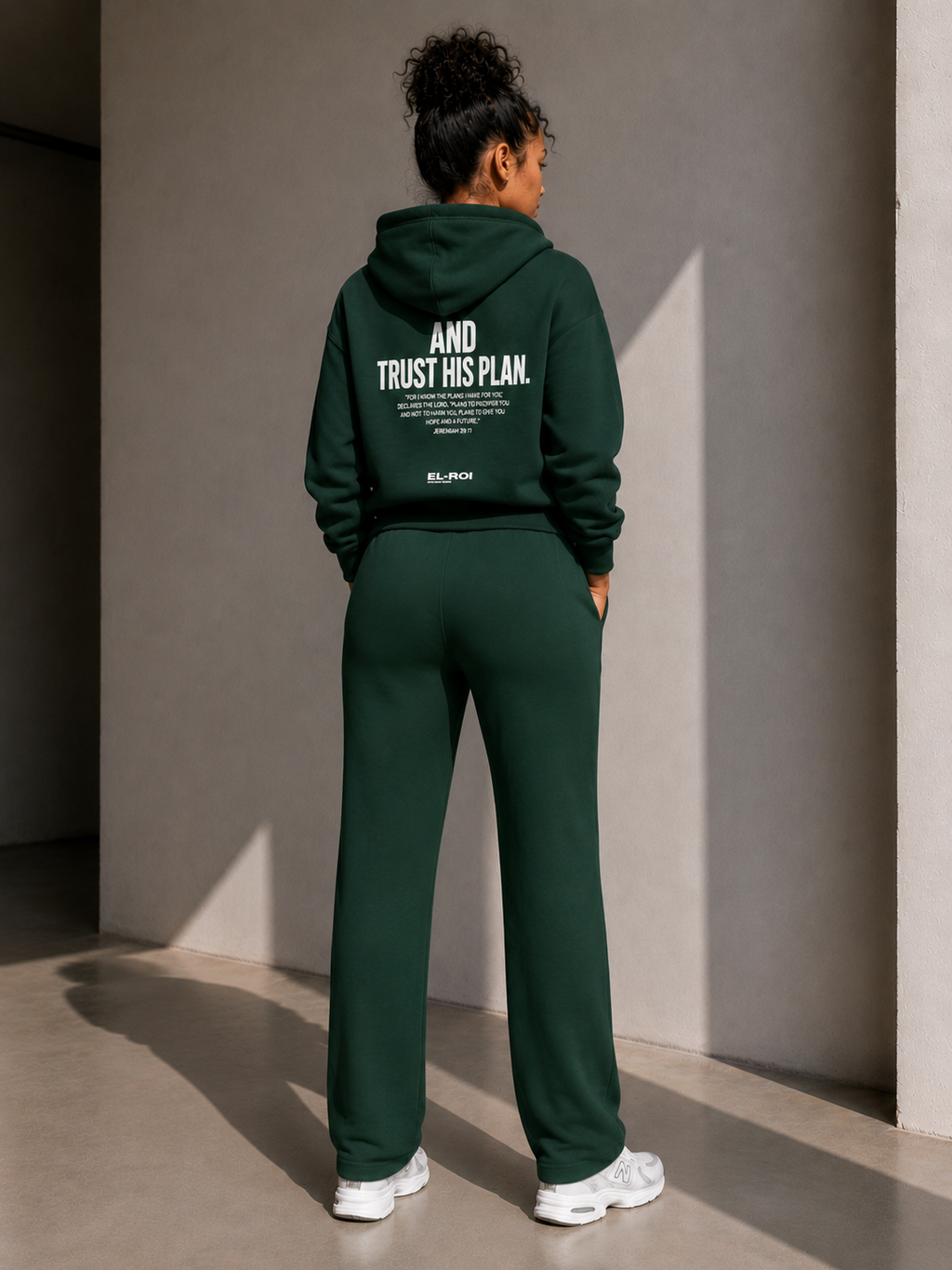 Be patient. Be ready. Trust His plan Essential Hoodie