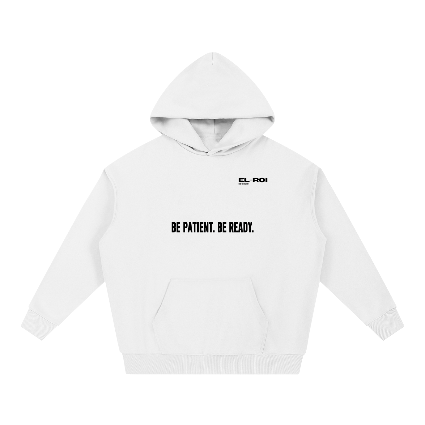 Be patient. Be ready. Trust His plan Essential Hoodie