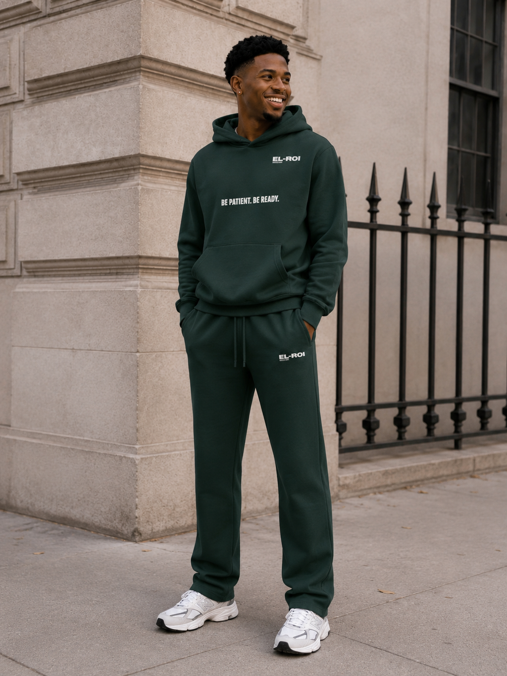 Be patient. Be ready. Trust His plan Essential Hoodie