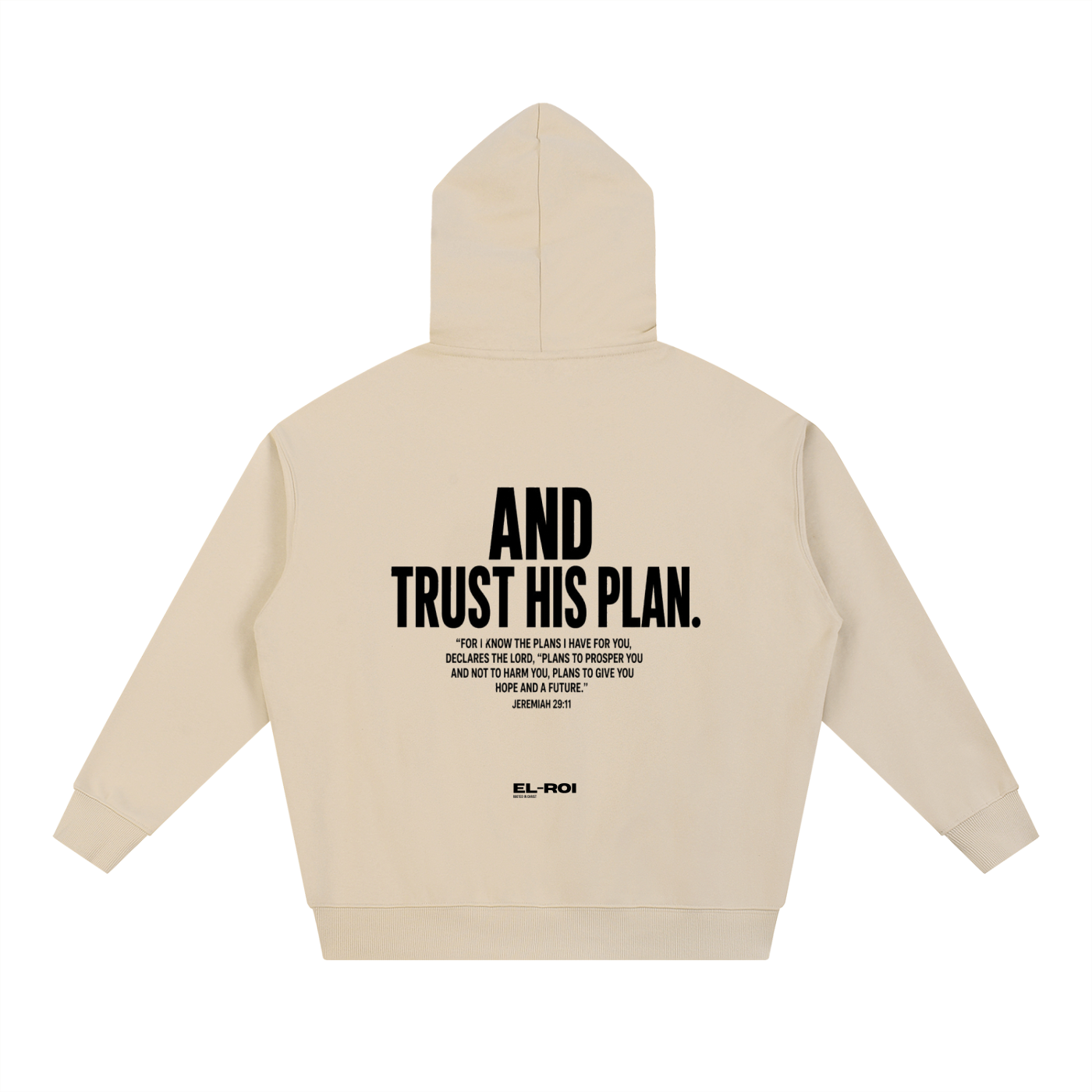 Be patient. Be ready. Trust His plan Essential Hoodie