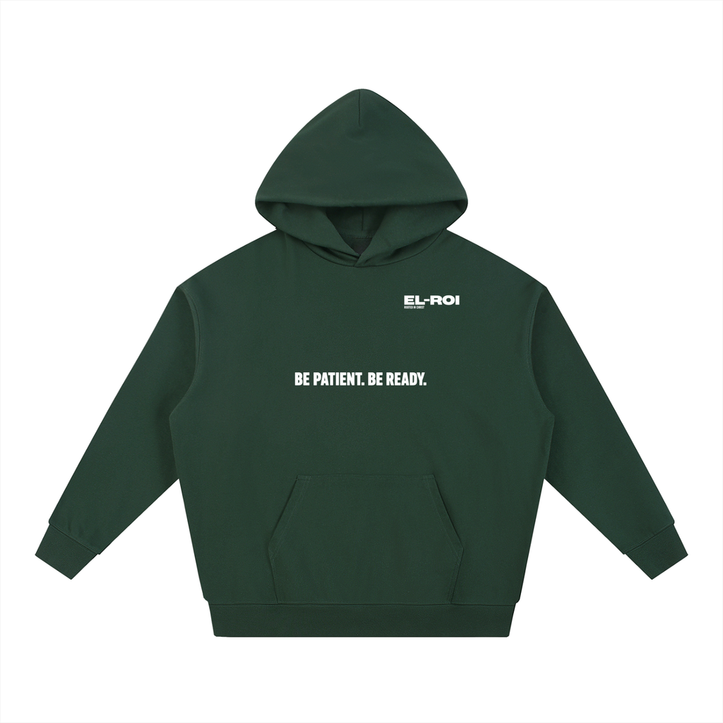 Be patient. Be ready. Trust His plan Essential Hoodie