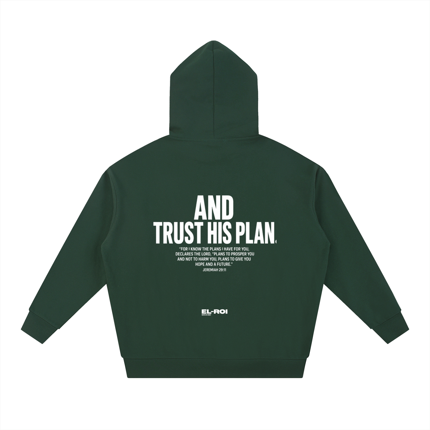 Be patient. Be ready. Trust His plan Essential Hoodie