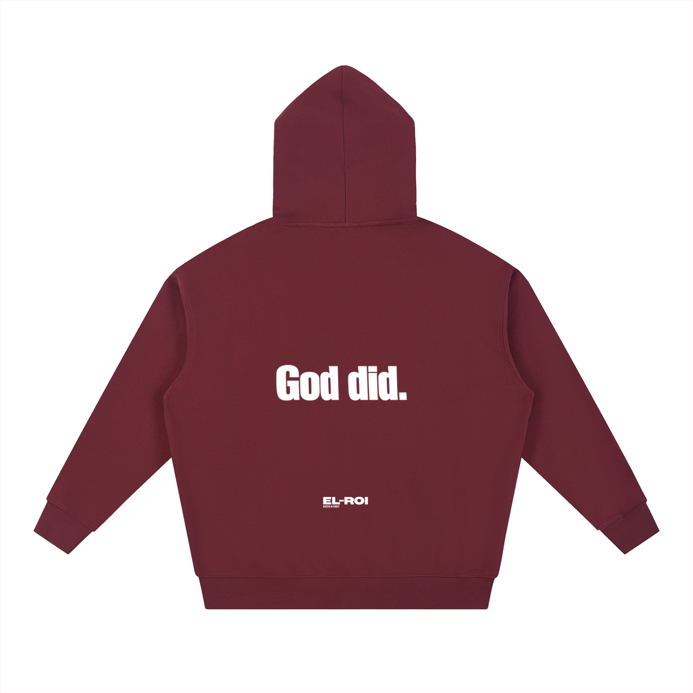 Who did? God did. Essential Hoodie