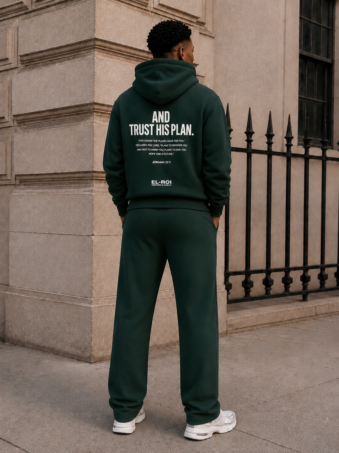 Be patient. Be ready. Trust His plan Essential Hoodie