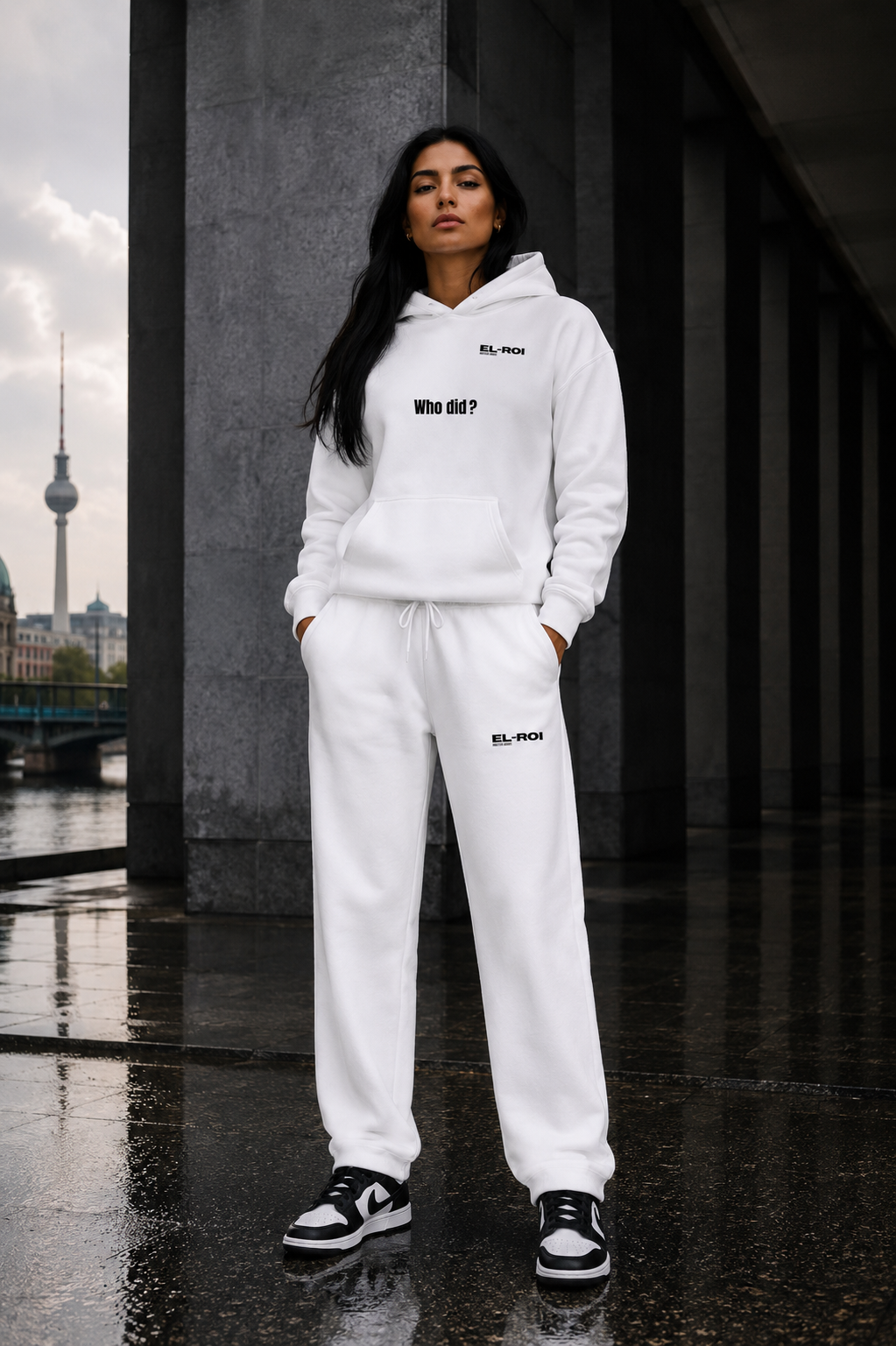 Who did? God did. Essential Hoodie