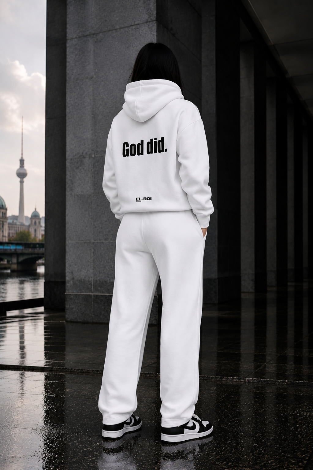 Who did? God did. Essential Hoodie