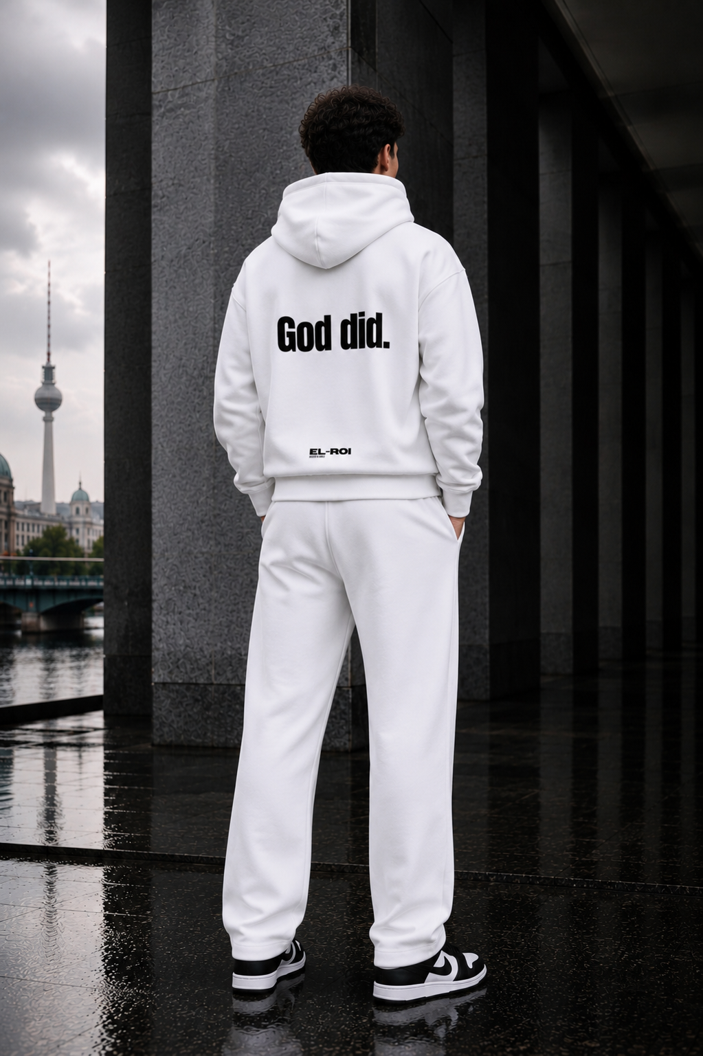 Who did? God did. Essential Hoodie