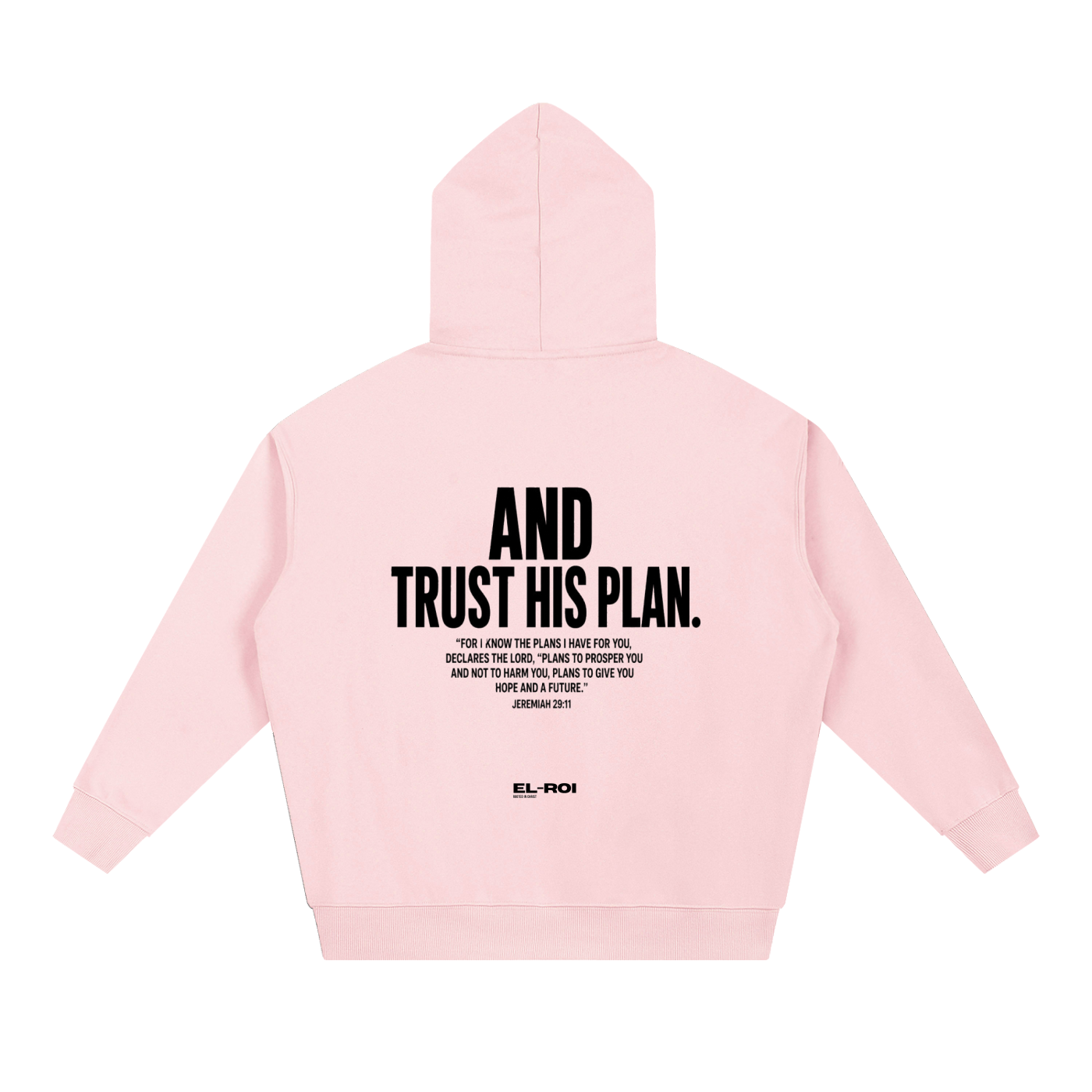 Be patient. Be ready. Trust His plan Essential Hoodie