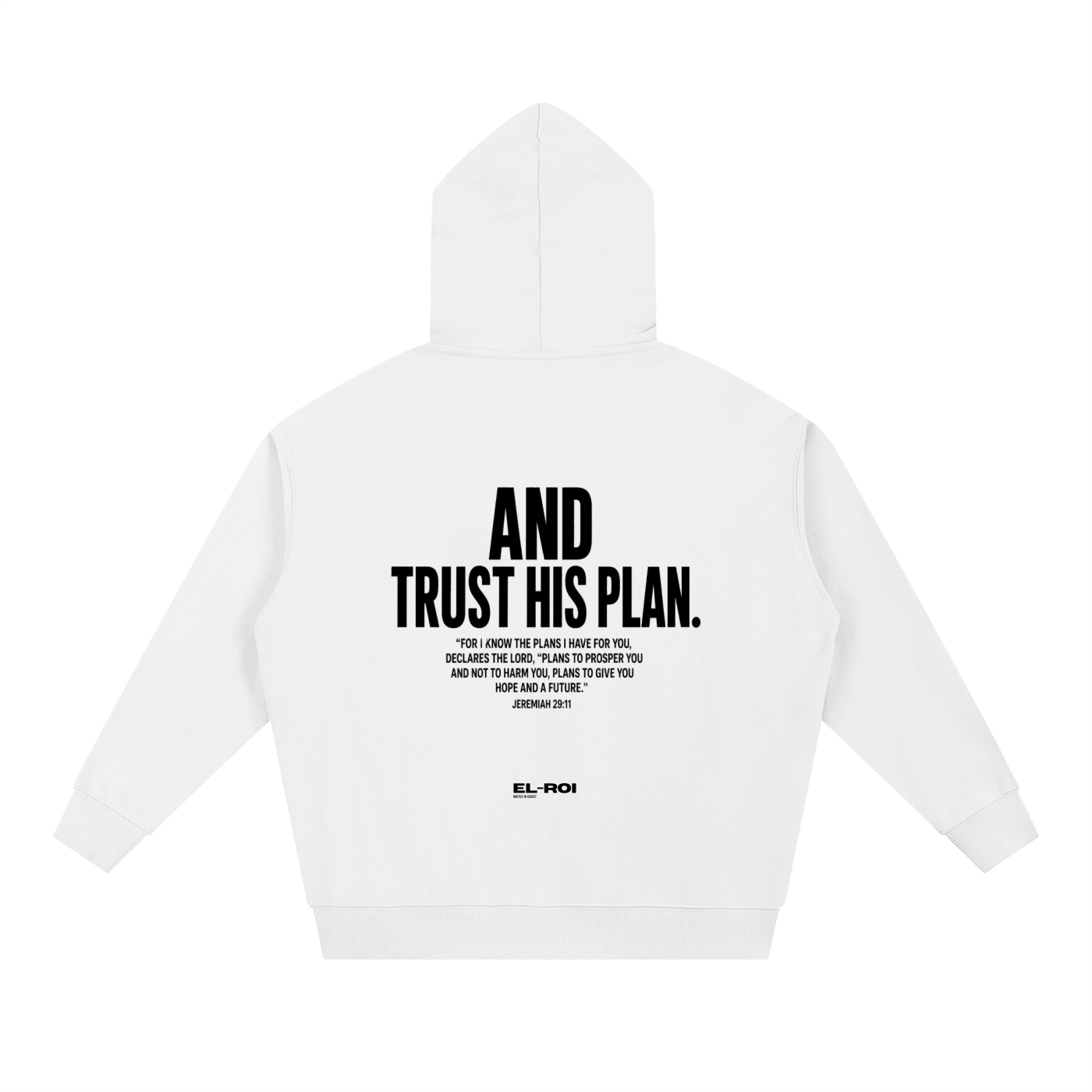 Be patient. Be ready. Trust His plan Essential Hoodie
