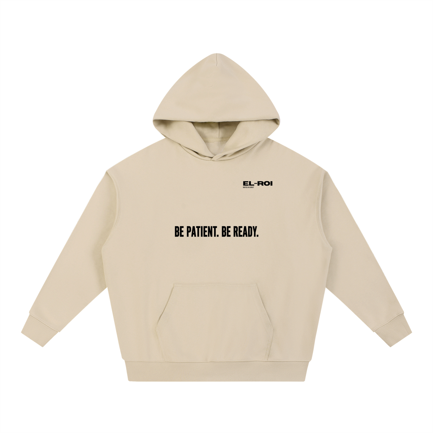 Be patient. Be ready. Trust His plan Essential Hoodie