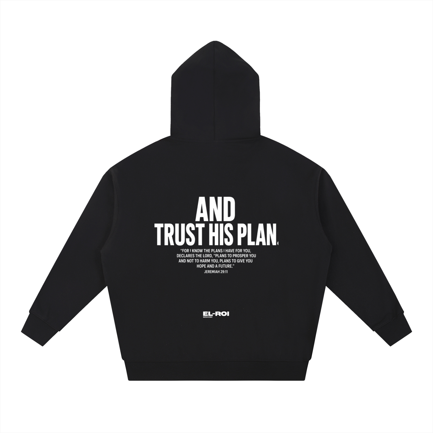 Be patient. Be ready. Trust His plan Essential Hoodie
